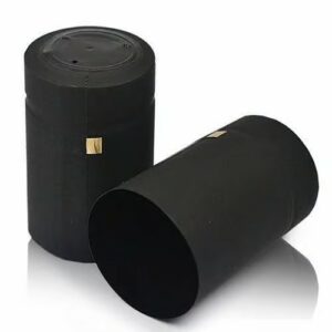 capsule PVC 32.5x58 mm noir mat NF